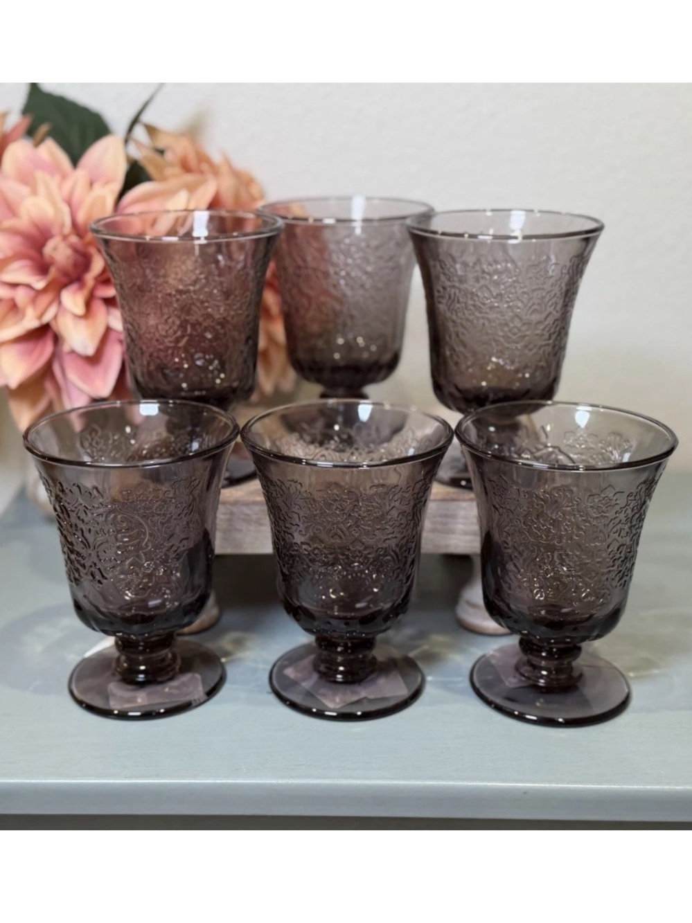 La Rochere Amboise Aubergine
Amethyst Tumblers Set of 6 Made In France